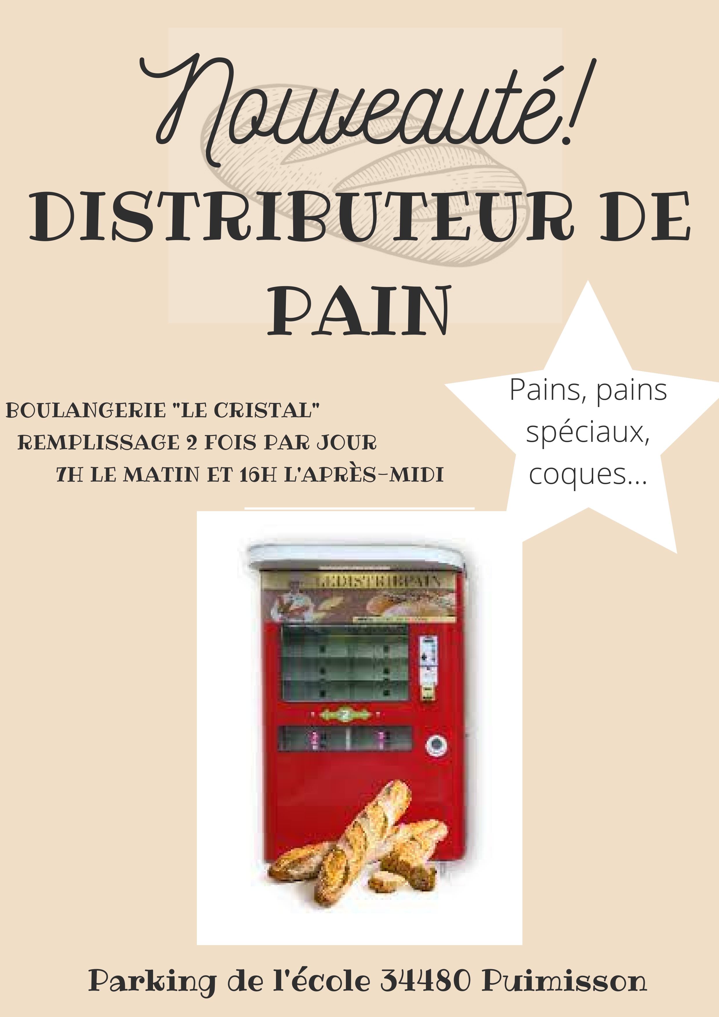 distributeur de pain